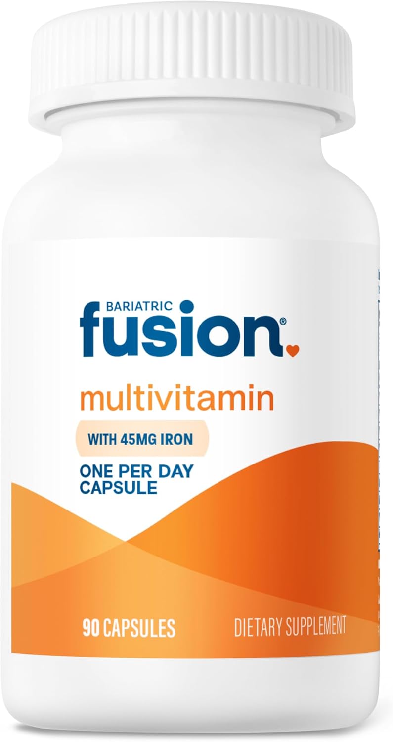 Bariatric Multivitamin with Iron - Easy to Swallow Capsules, 90 Count
