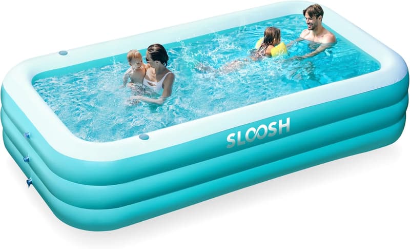 Full-Sized Inflatable Family Pool with Seats - 120