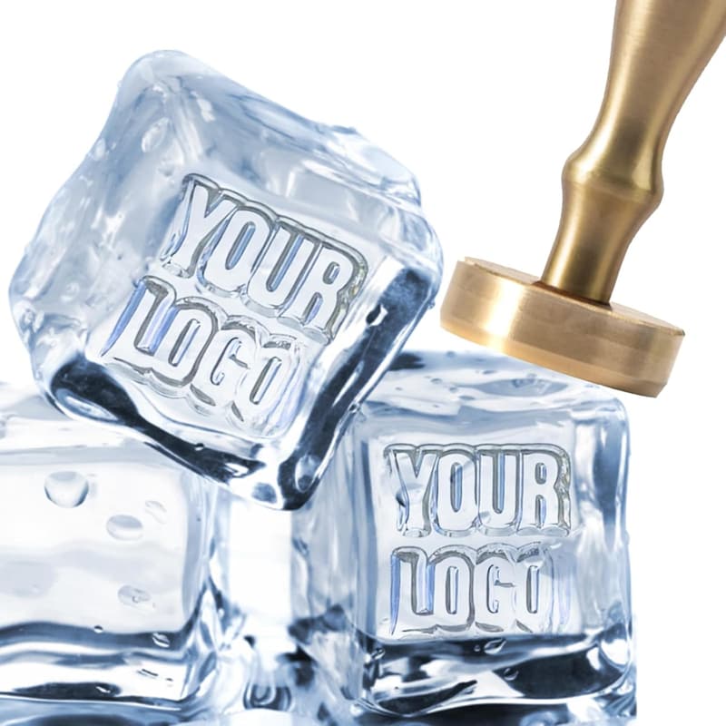 Personalized Monogram Ice Cube Stamp for Cocktails