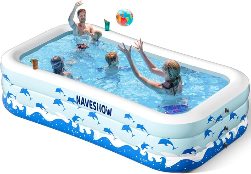 Inflatable Family Pool with Seats - 130