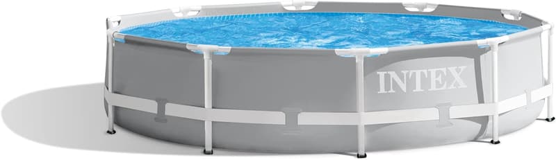 Intex 10ft Prism Frame Above Ground Pool Set with Filter Pump