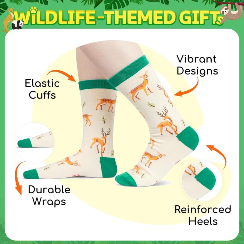 Animal Socks for Adults - Fun Jellyfish, Turtle, Penguin Designs