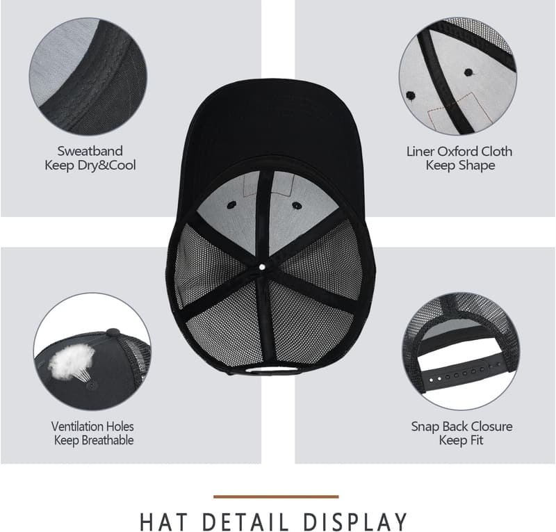 Father's Day Leather Pattern Baseball Cap for Men