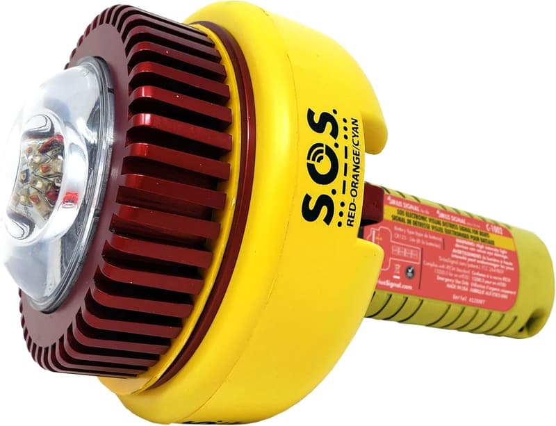 Sirius Signal C-1002 SOS LED Distress Signal with Mount and Whistle