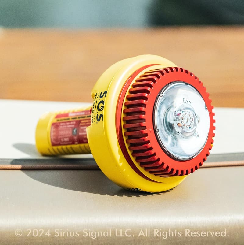 Sirius Signal C-1002 SOS LED Distress Signal with Mount and Whistle