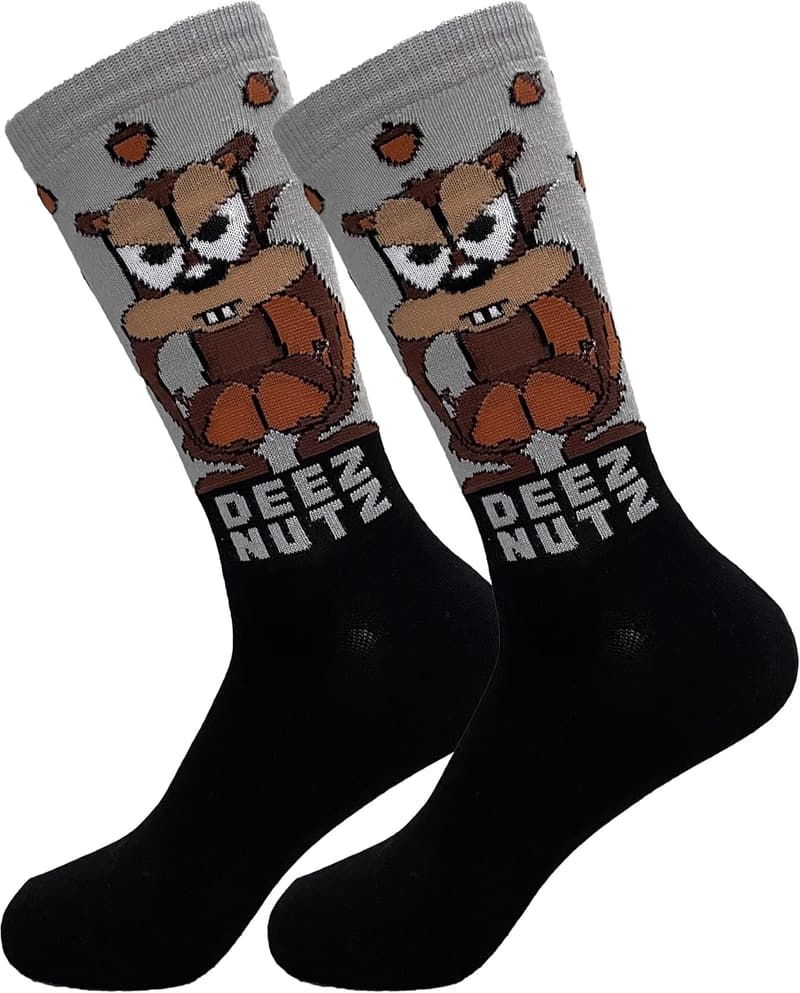 Funny Deez Nuts Meme Dress Socks - Balanced Co.