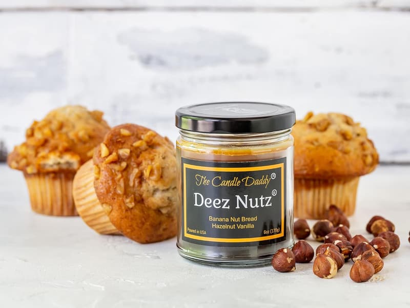 Banana Nut Bread Scented Candle - 6 oz, 40 Hour Burn Time