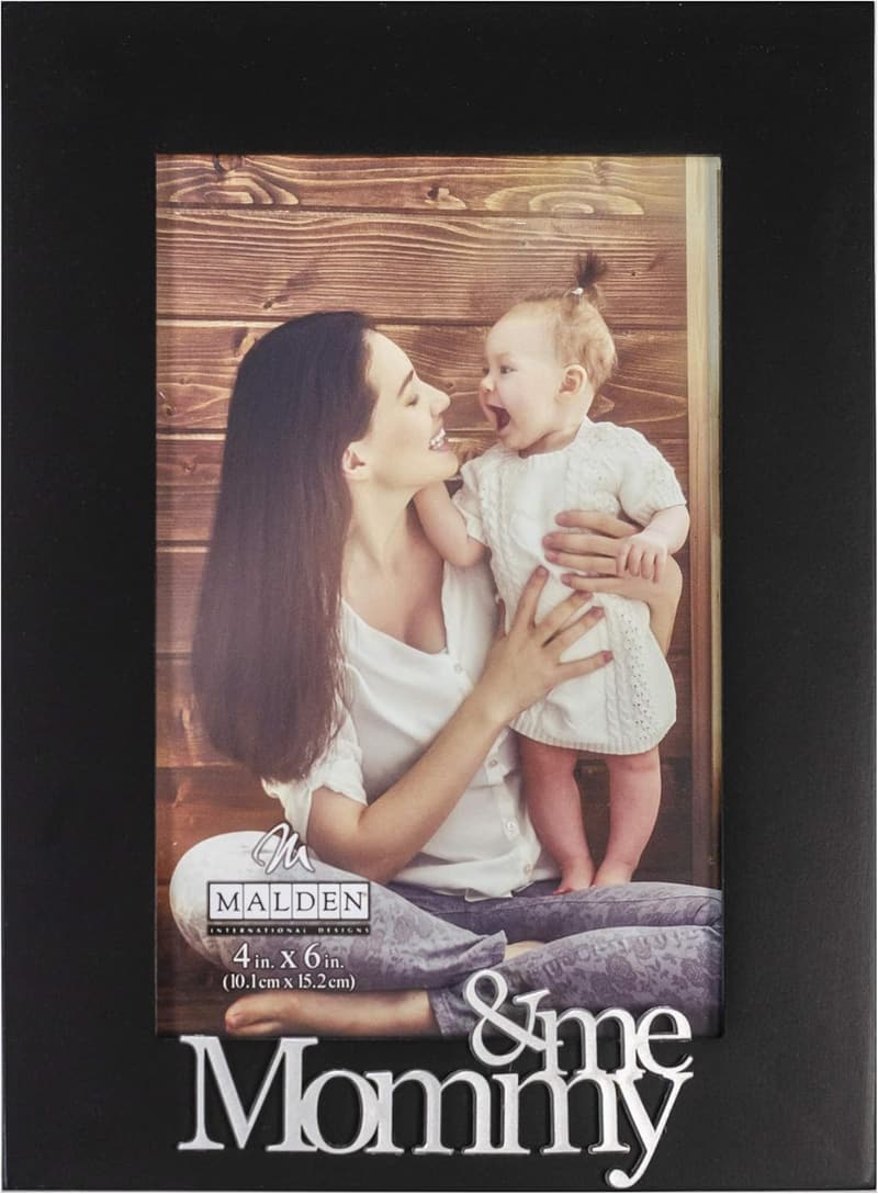 Mommy and Me Expressions Black Picture Frame, 4x6