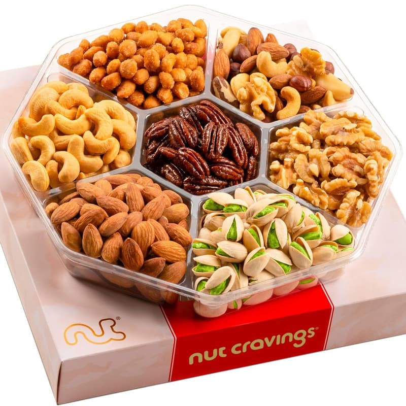 Father's Day Gourmet Mixed Nuts Gift Basket - 1 LB Assortment