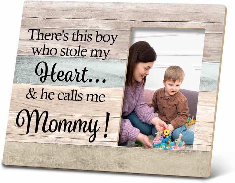 Mommy and Me 10x8 Inch Wooden Picture Frame