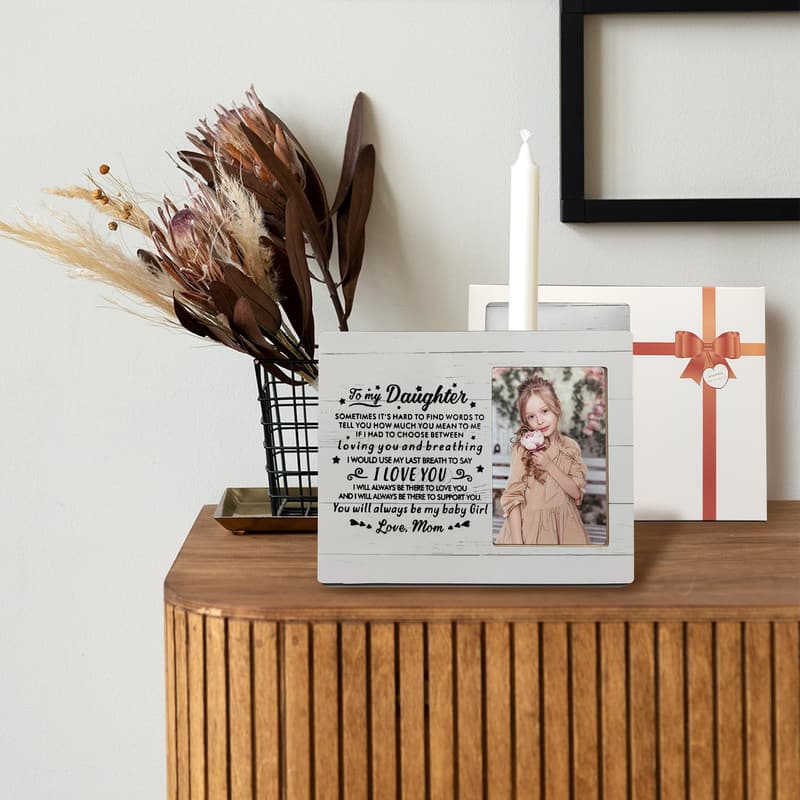 Christmas or Birthday Picture Frame for Daughter - 4x6