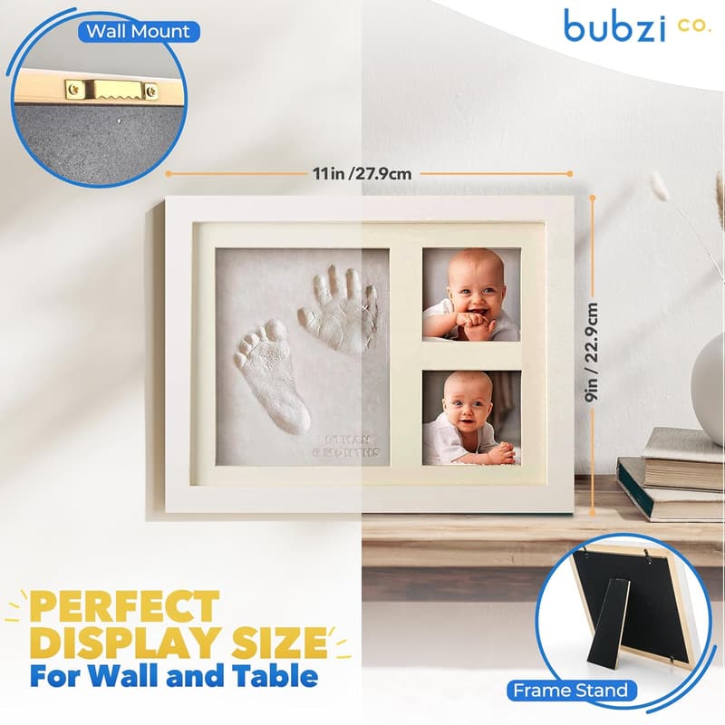 Baby Footprint and Hand Print Keepsake Kit for New Moms