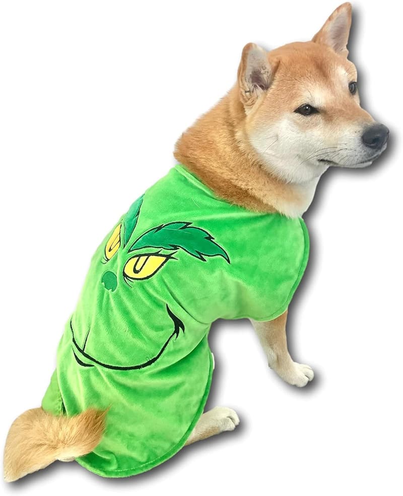Green Monster Dog Costume for Halloween - X-Large to Small