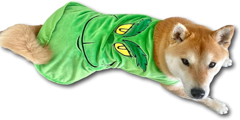 Green Monster Dog Costume for Halloween - X-Large to Small