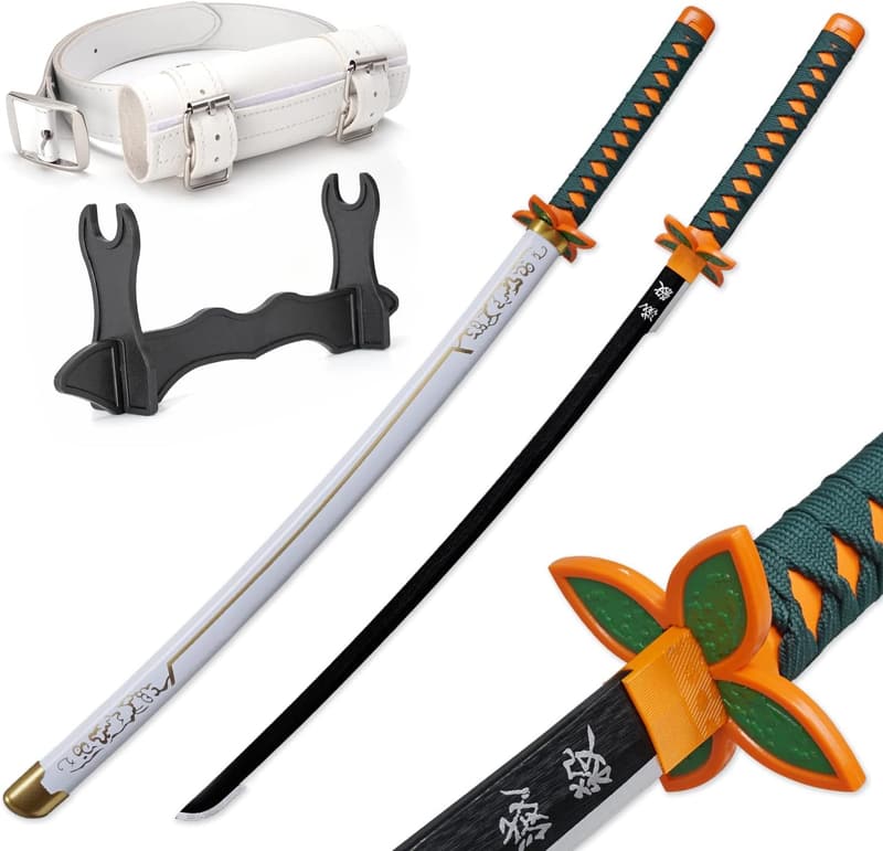 Anime Katana Sword for Cosplay - Zisu Demon, 41 inches