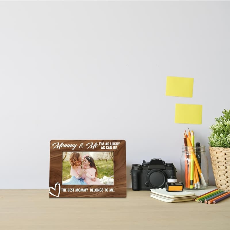 Mother's Day Wooden Photo Frame for 4x6 Inch Pictures
