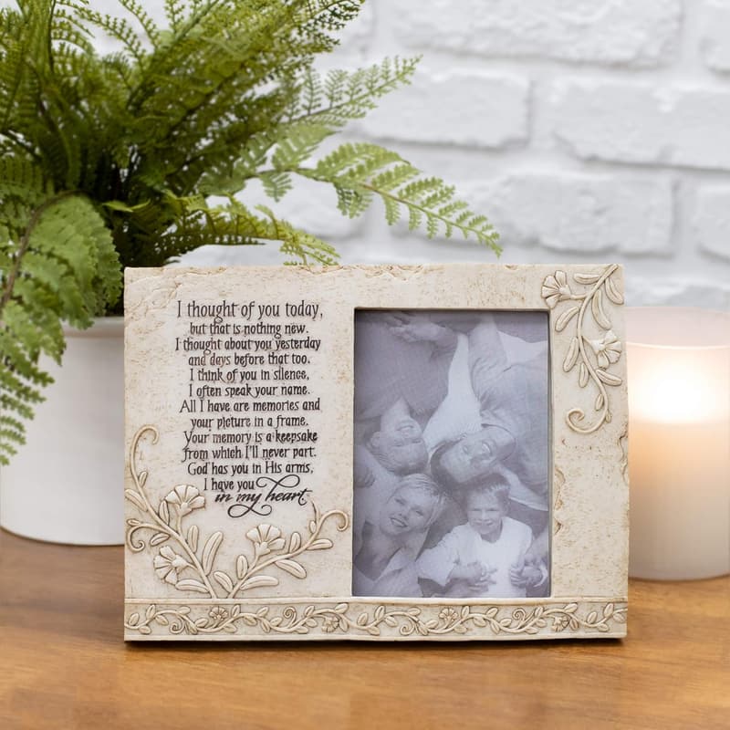 Memory Photo Frame - Thought of You Today Design