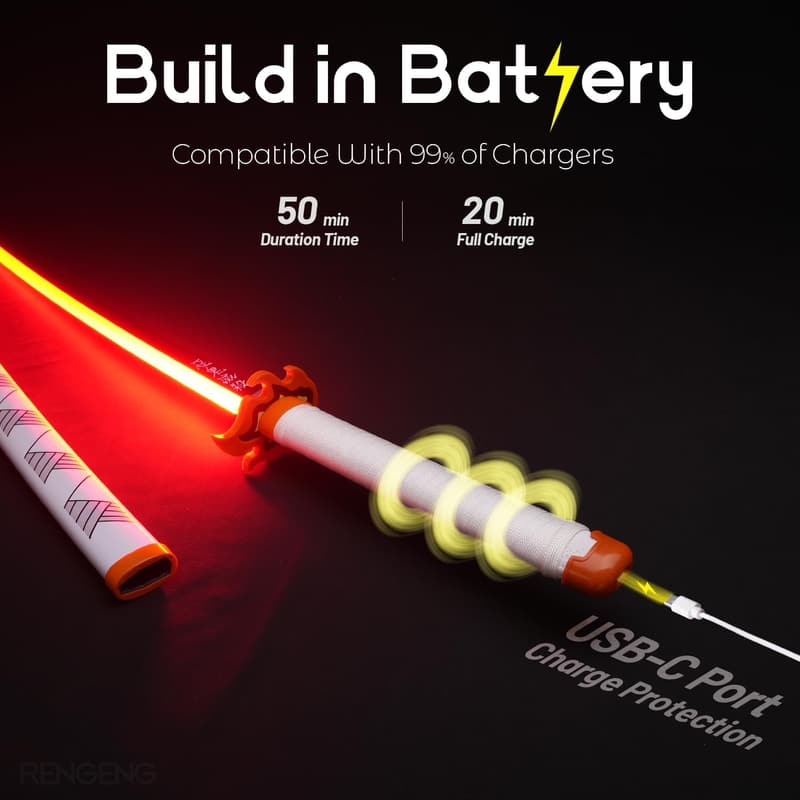Anime Replica Light-Up Sword - 40