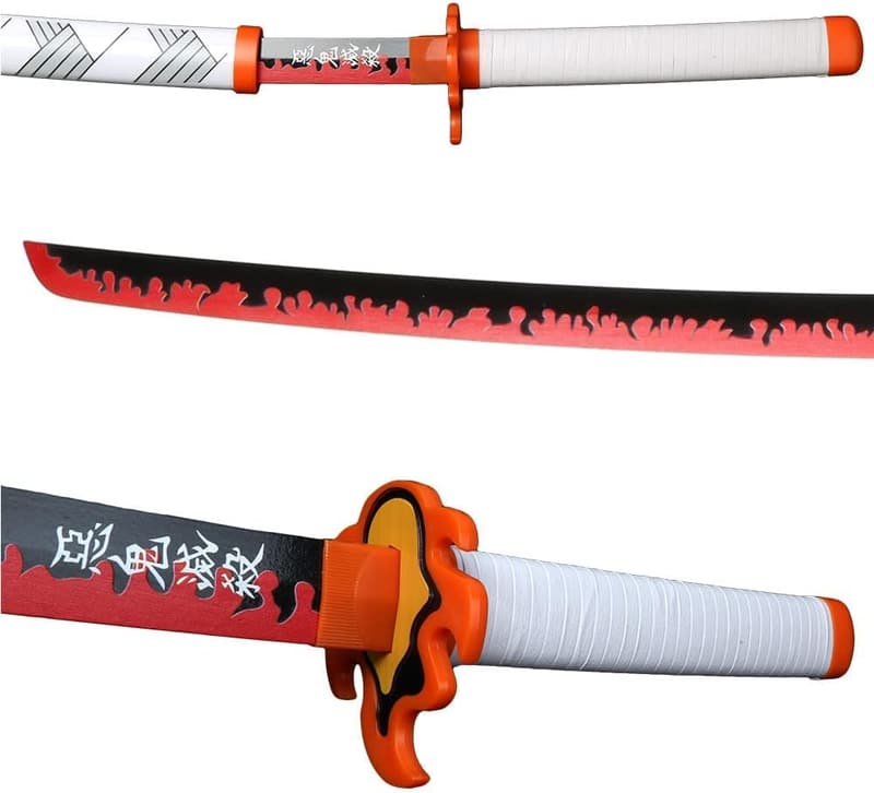 Demon Slayer Cosplay Sword with Belt Holder - 41 inches