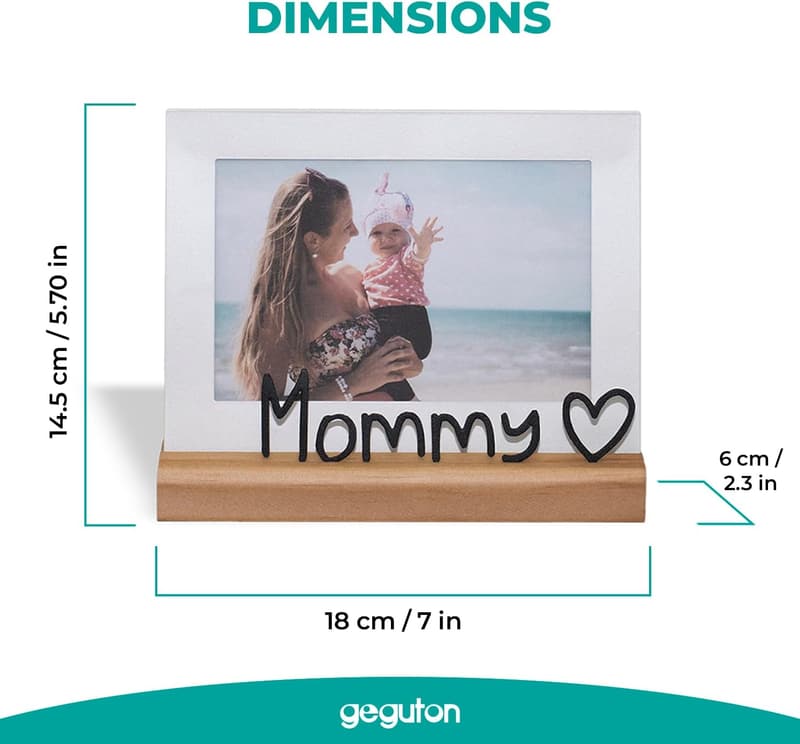 Vintage Wood Photo Frame for Mom - 4