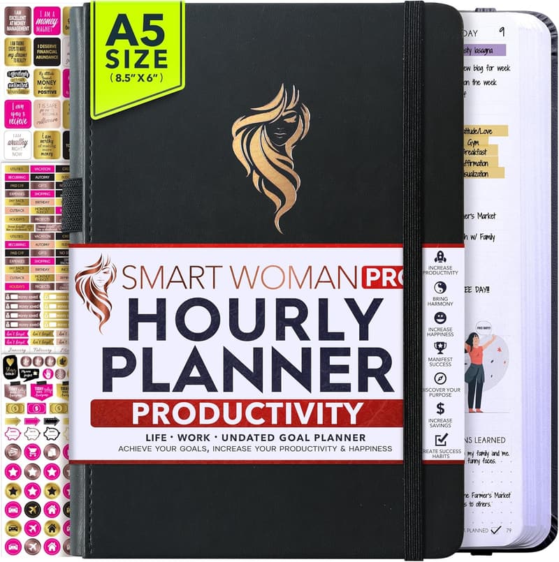 Undated Daily & Weekly Planner with Budget Section