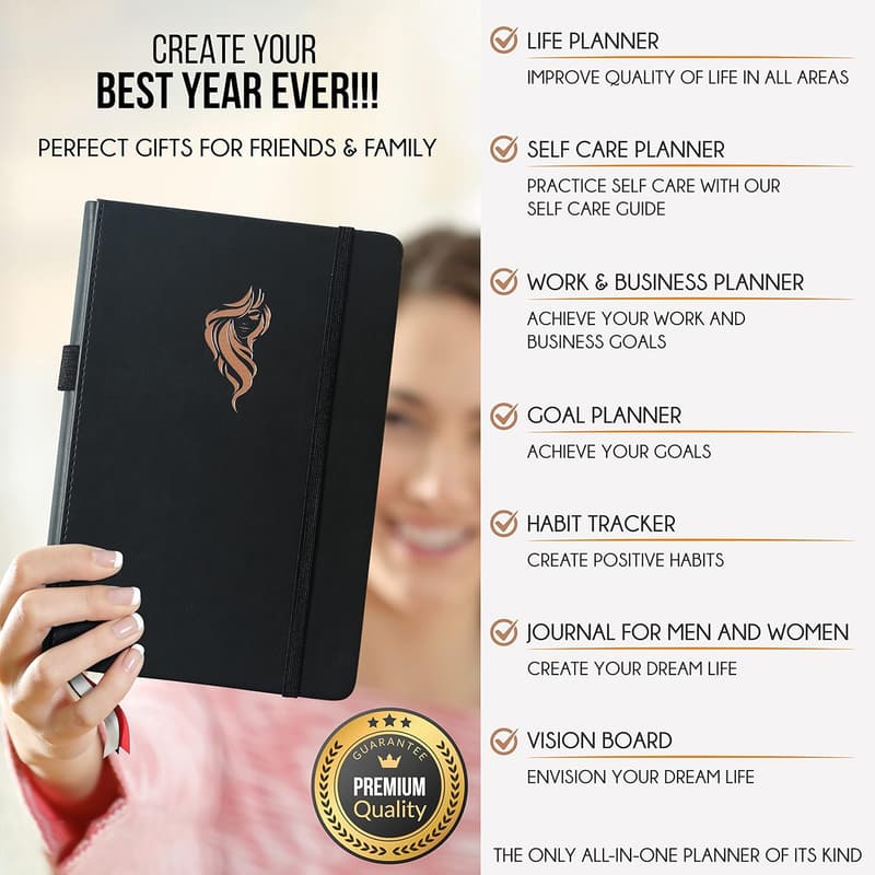 Undated Daily & Weekly Planner with Budget Section