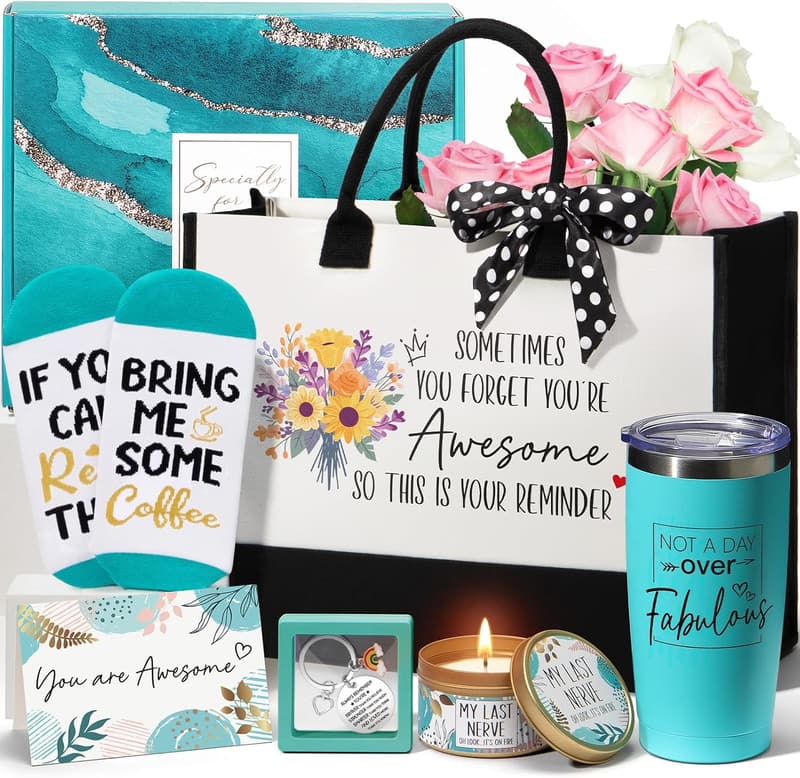 Inspirational Self-Care Gift Basket for Women