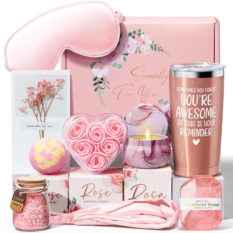 Relaxing Spa Gift Basket for Women - Birthday & Self-Care