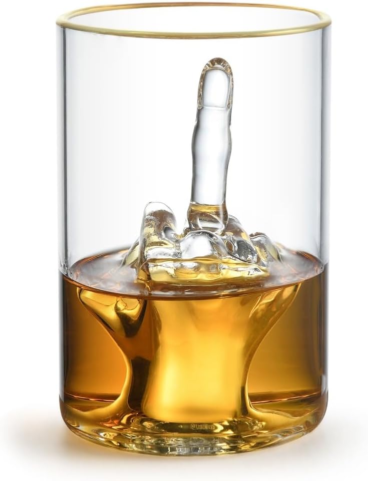 Birthday Shot Glass – 4oz Personalized 3D Middle Finger Design