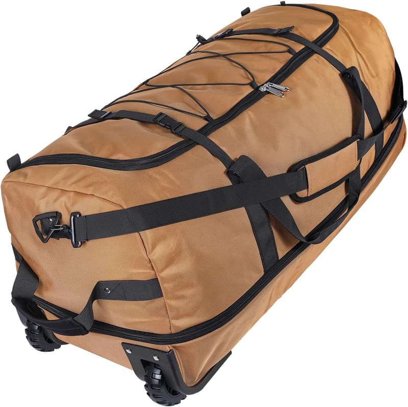 Expandable 32” Soft-Sided Rolling Duffle Bag with Organizer