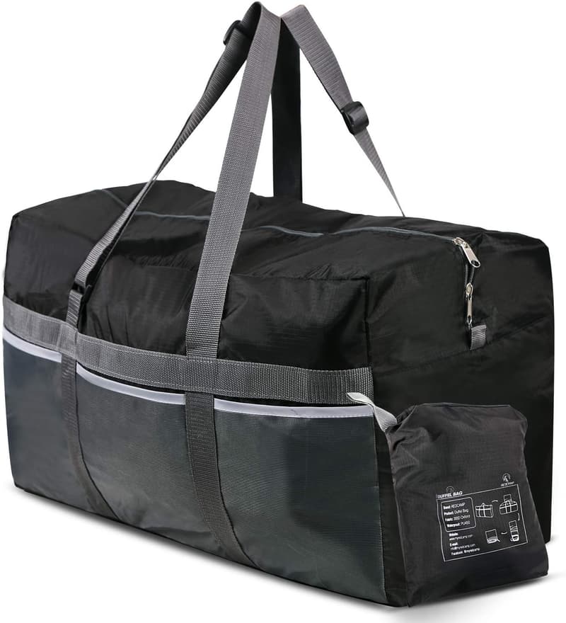 Large Waterproof Foldable Travel Bag - 75L/96L/100L