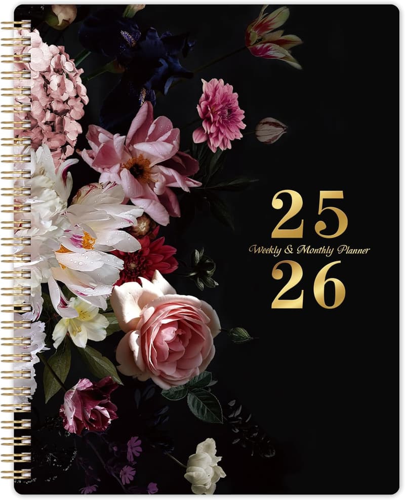 2025-2026 Academic Planner - Spiral Bound, 8