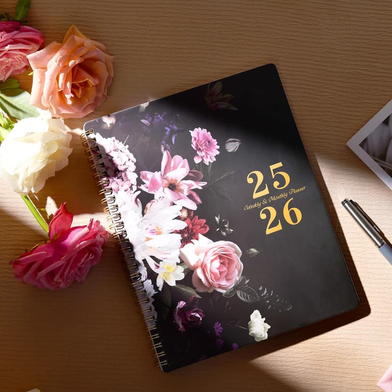 2025-2026 Academic Planner - Spiral Bound, 8