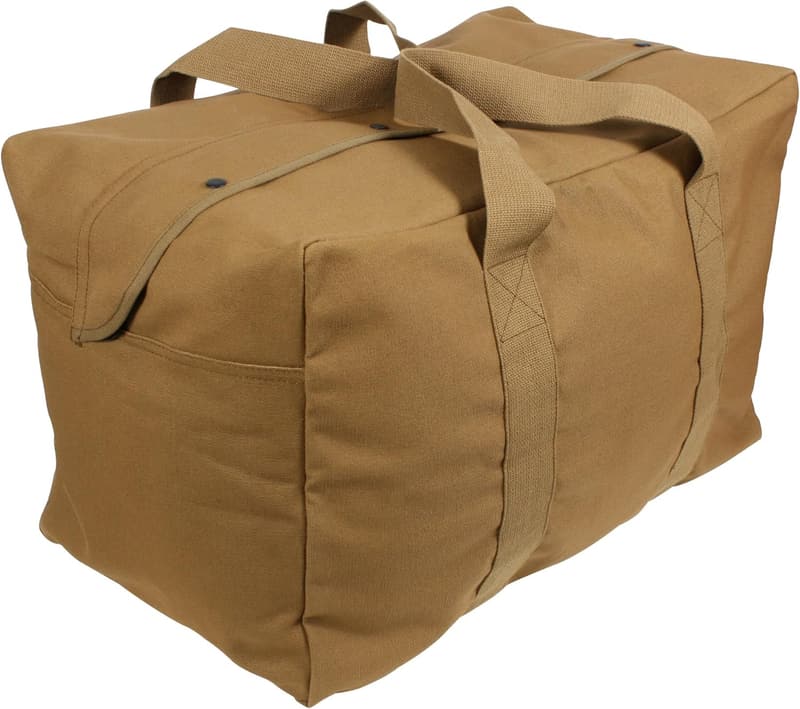 Extra Large 75L Canvas Parachute Cargo Duffle Bag