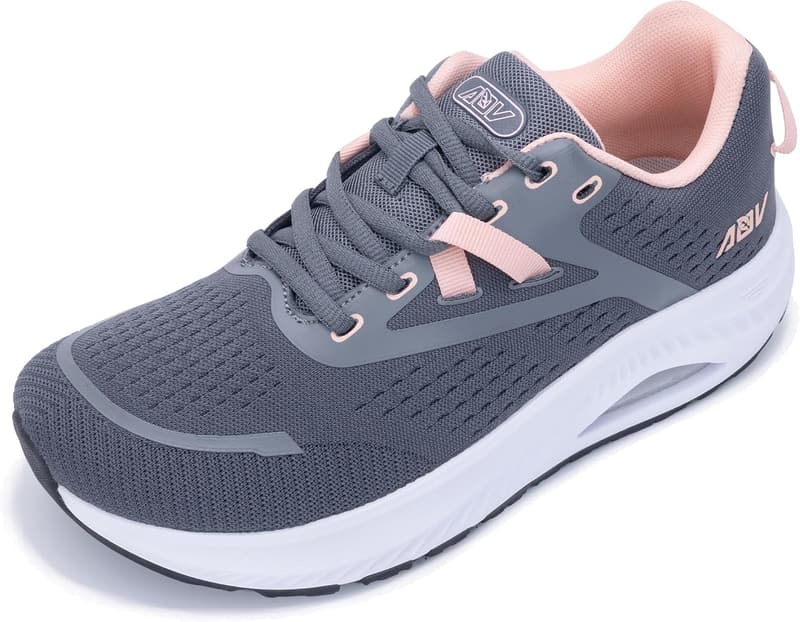 Arch Support Walking Shoes for Women - Wide Toe Box Sneakers