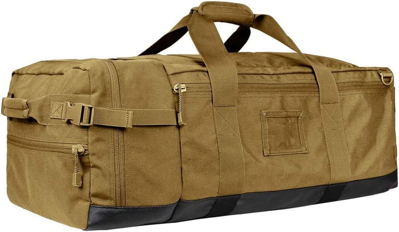Rugged 3-in-1 Tactical Duffel Backpack - 52L Multicompartment Bag