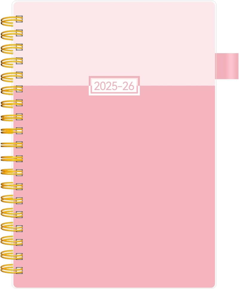 2025-2026 Academic Planner for Teachers & Students, Pink
