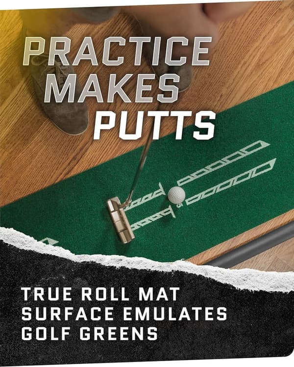 Indoor Golf Putting Green – Realistic Home Practice Mat