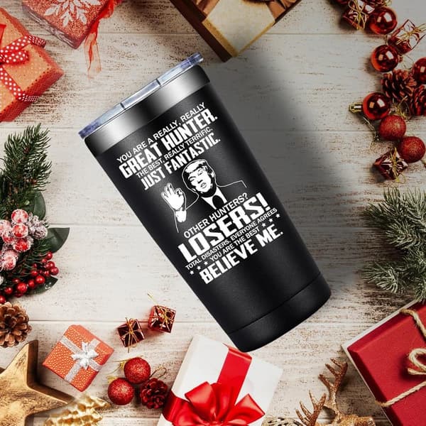 Father's Day Hunting Tumbler 20oz for Men