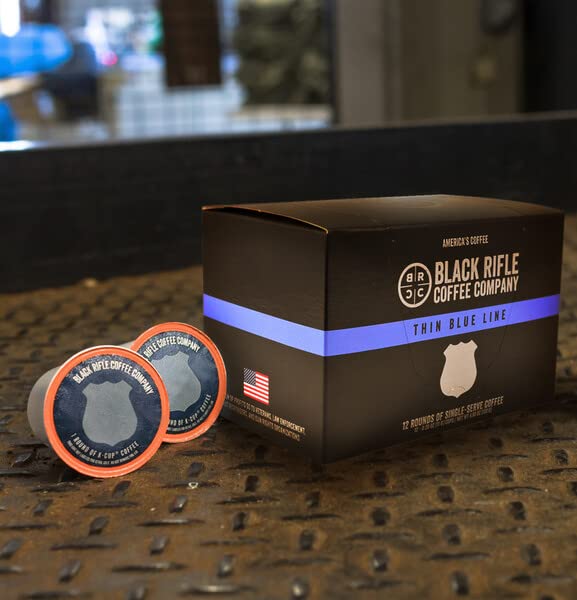 Thin Blue Line Medium Roast K-Cups - 12 Single Serve Pods