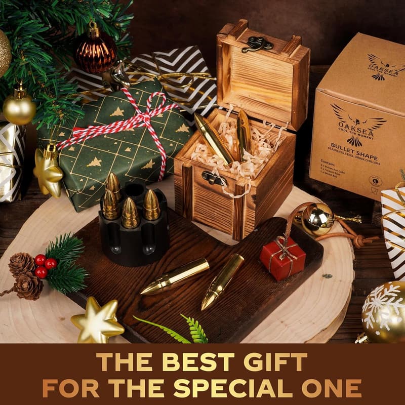 Whiskey Stones Set for Father's Day - Unique Gift for Men