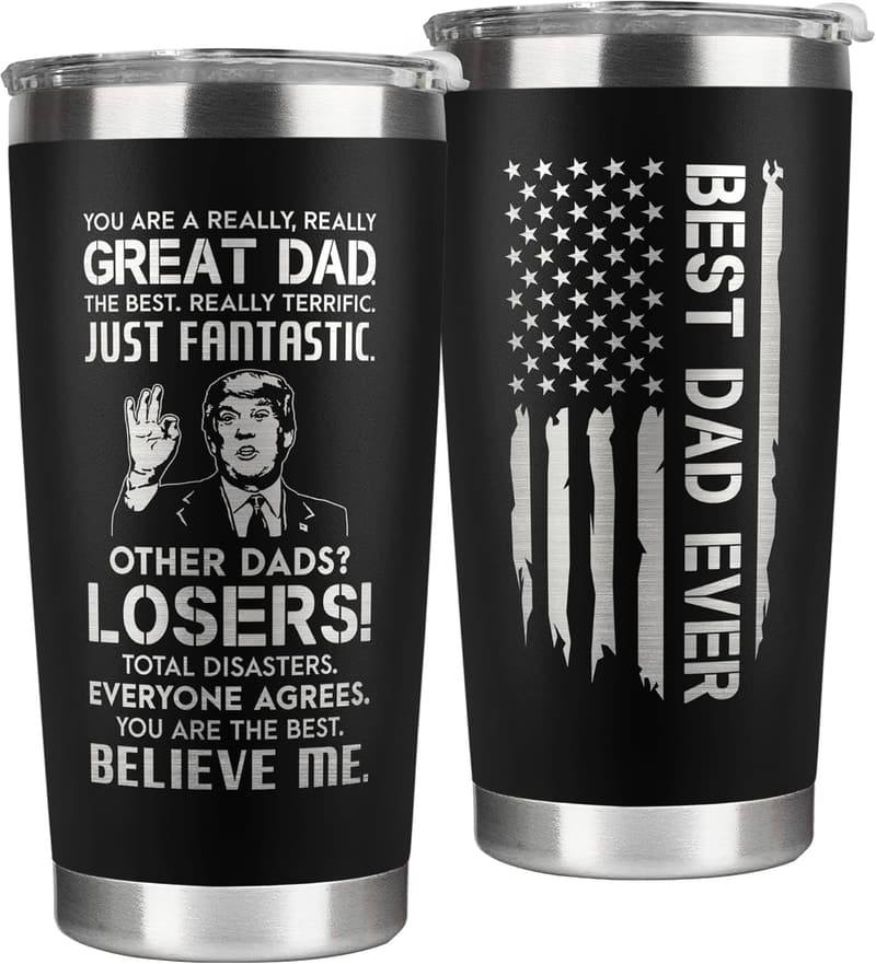 20 Oz Stainless Steel Tumbler - Father's Day Gift for Dad