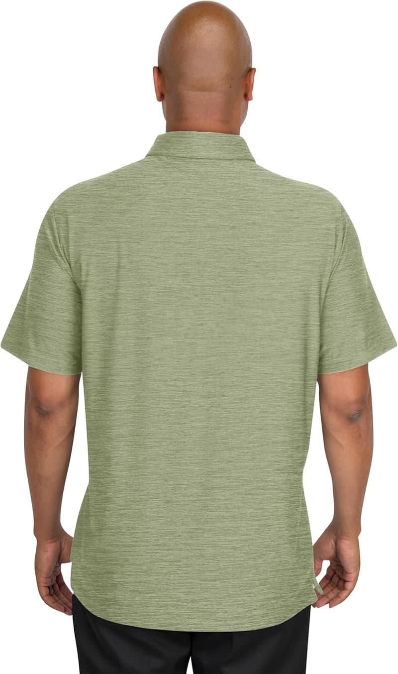 Men's Dry Fit Short-Sleeve Golf Polo Shirt