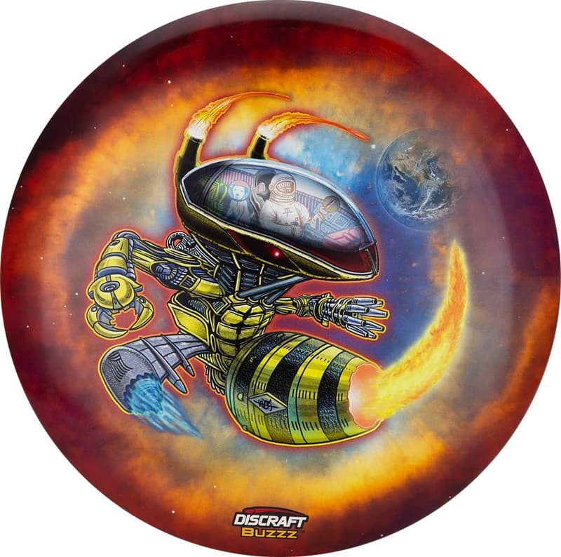 Discraft Supercolor Fire Buzzz Mid-Range Golf Disc