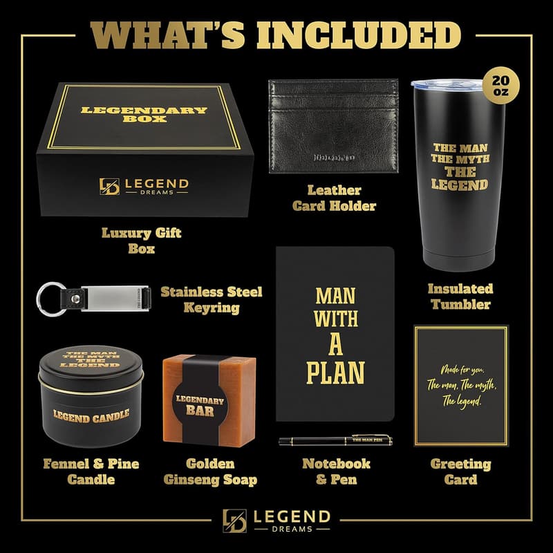 Valentine's Day Gift Set for Men: 9 Premium Items