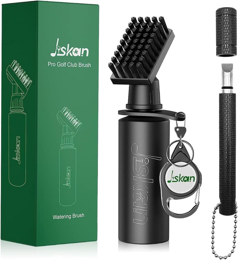 Golf Club Cleaner Brush & Water Bottle Set – Essentials for Men