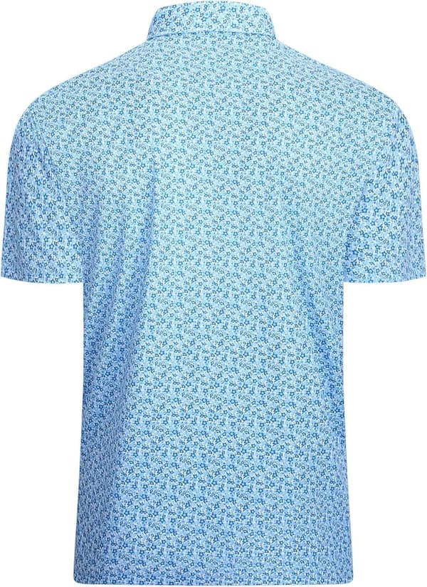 Men's Moisture-Wicking Golf Shirt with Classic Print