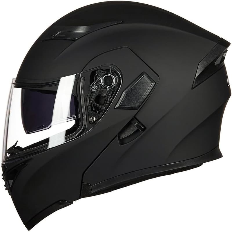 ILM Dual Visor Modular Full Face Helmet - DOT Approved, 6 Colors