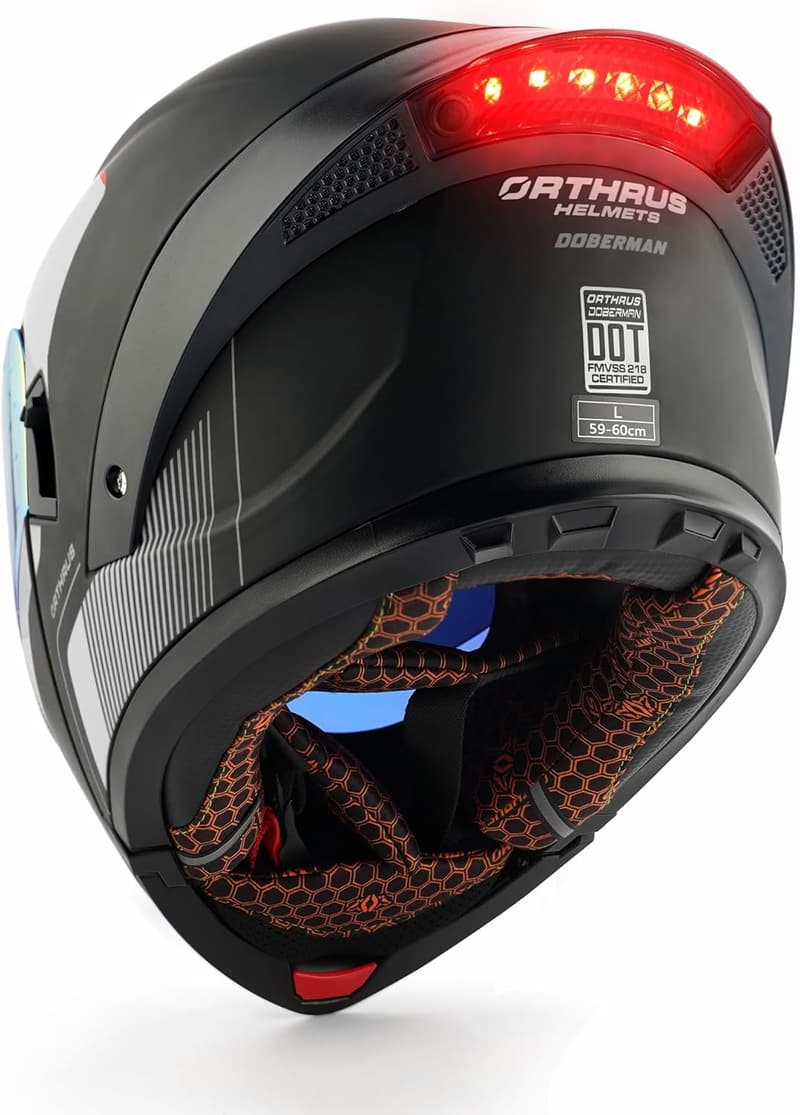 DOT Approved Flip-Up Modular Motorcycle Helmet - Bluetooth Ready, Silver XXL