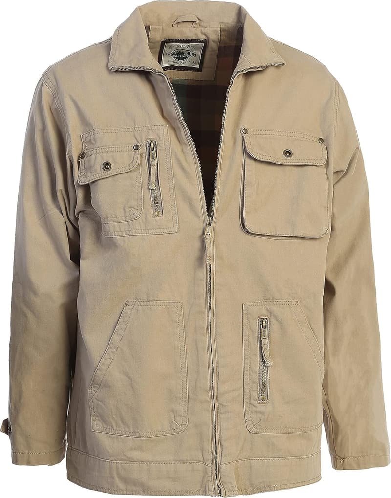 Men's Cotton Multi Pocket Cargo Jacket
